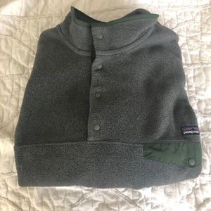 Patagonia Men’s Synchilla Snap-T Gray/Green XL